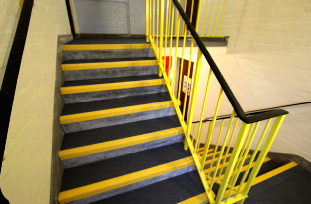 Stair Treads can over-clad steps, such as worn concrete steps. Stair Treads can over-clad steps, such as worn concrete steps.